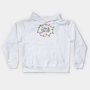 Merry Messy Christmas 'Time to Get Lit' Kids Hoodie